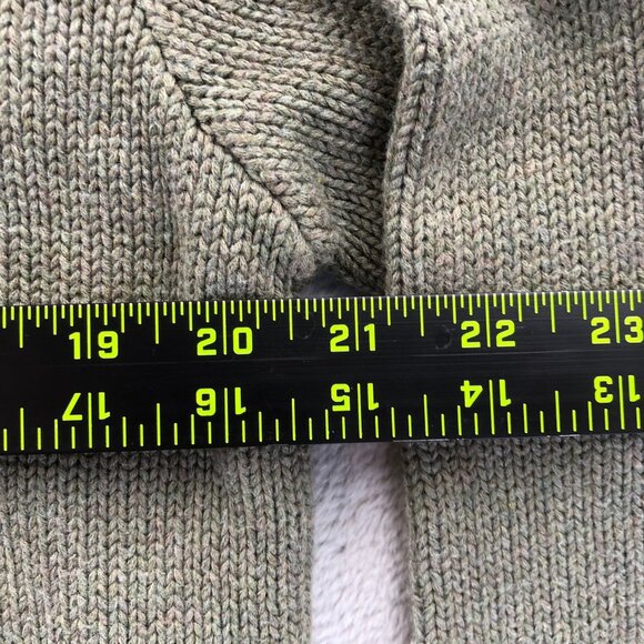 Polo Ralph Lauren Mens Sweater Small Green V-Neck Pullover Olive Green Knit - Picture 5 of 8